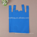 Promotion Blue Color Non Woven Custom Print Punch Bag T-Shirt Packaging Bags